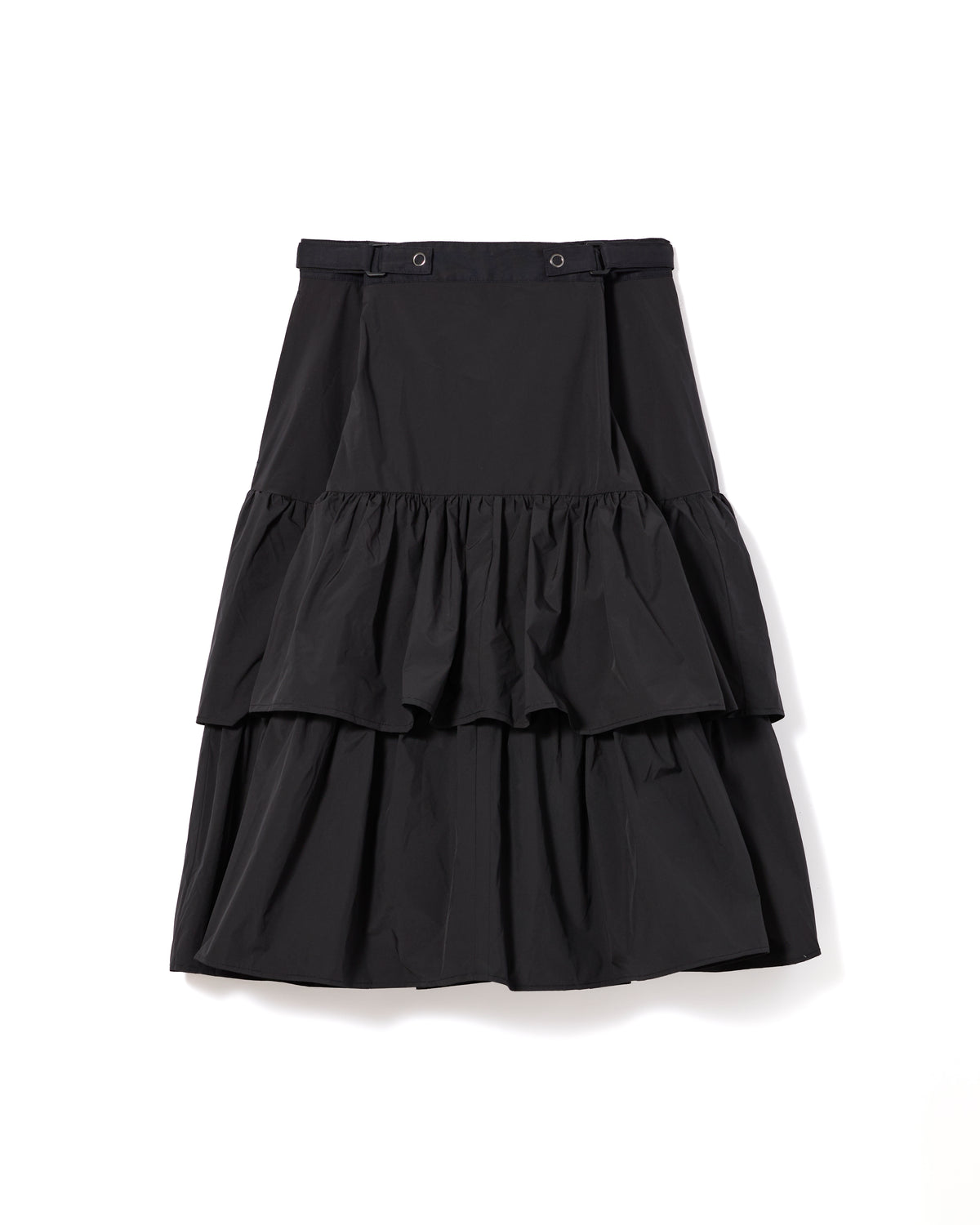 3WAY TIERED SKIRT (BLACK)