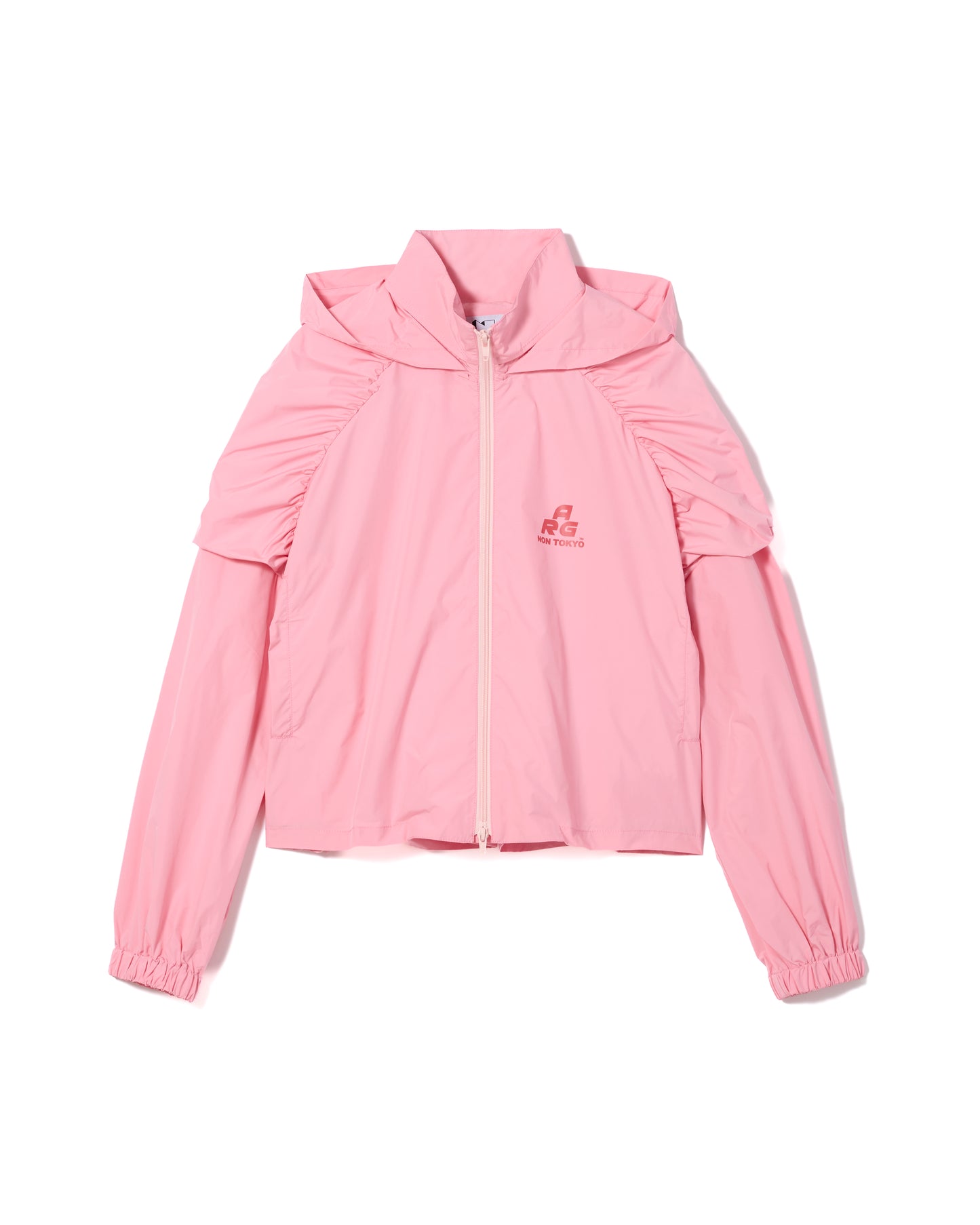 2WAY GATHER SHOULDER BLOUSON (PINK)