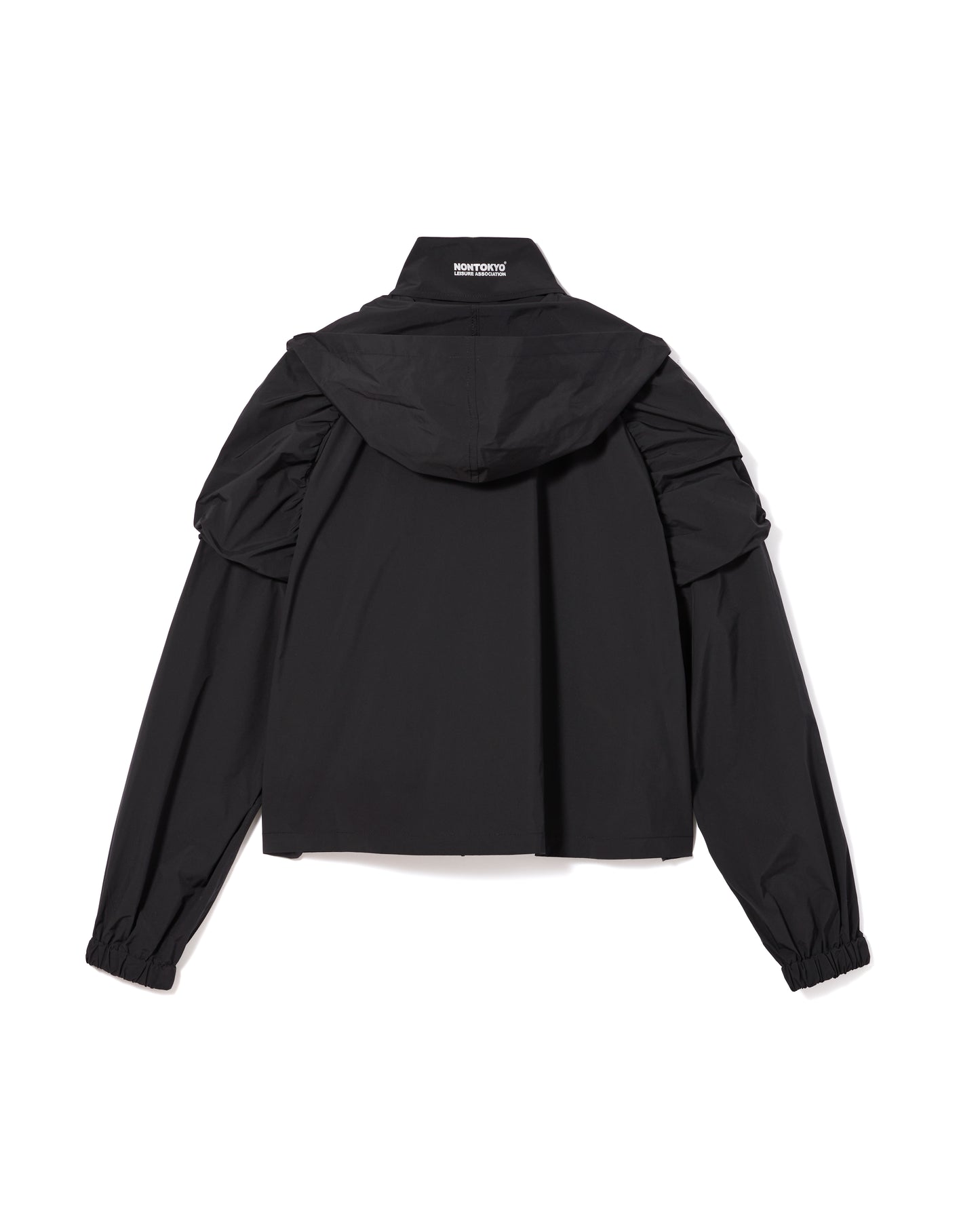 2WAY GATHER SHOULDER BLOUSON (BLACK)