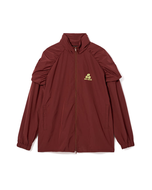2WAY GATHER SHOULDER BLOUSON (WINE)