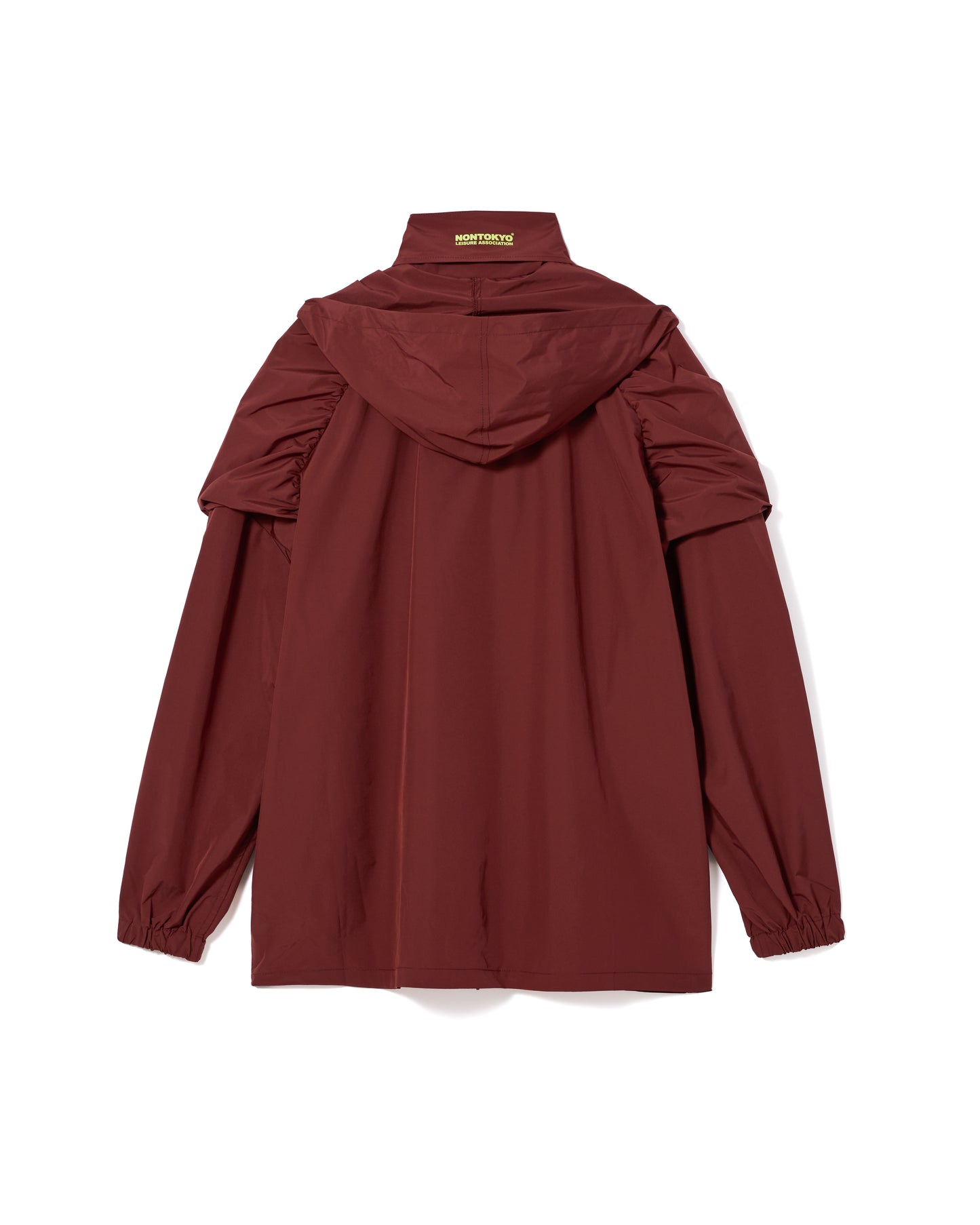 2WAY GATHER SHOULDER BLOUSON (WINE)