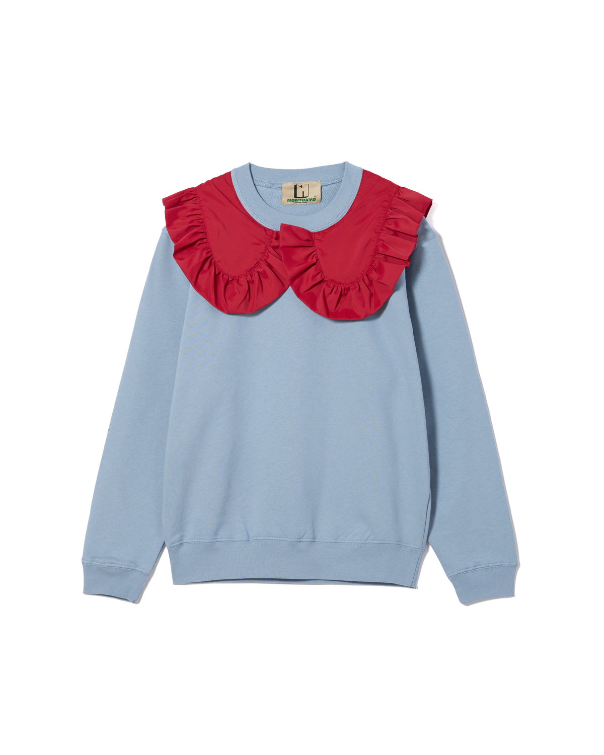 FRILL COLLAR PO SWEAT (BLUE)