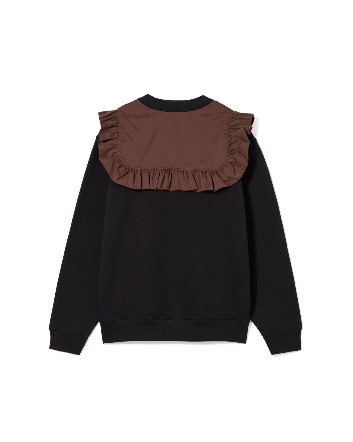 FRILL COLLAR PO SWEAT (BLACK)