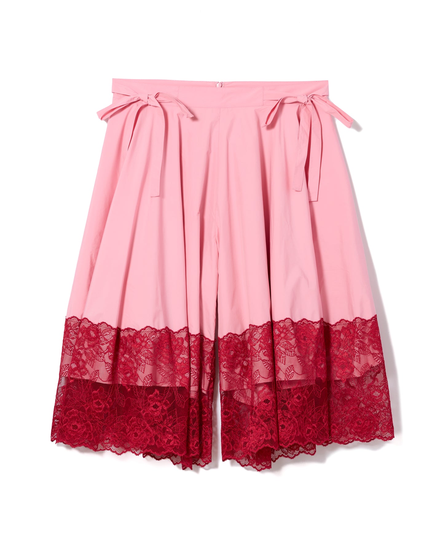 LACE RIBBON SHORTS (PINK)