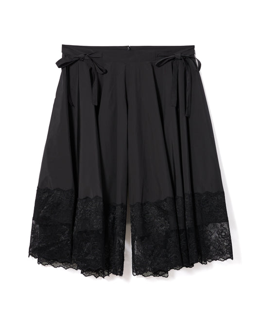 LACE RIBBON SHORTS (BLACK)