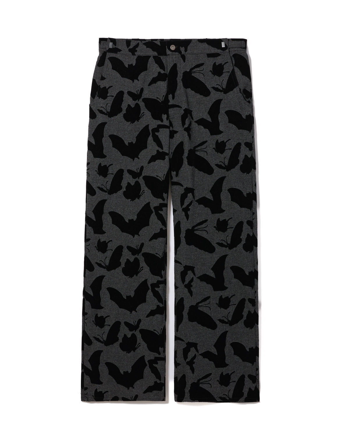 ADJUSTER FLOCKY PANTS (GRAY x BLACK)