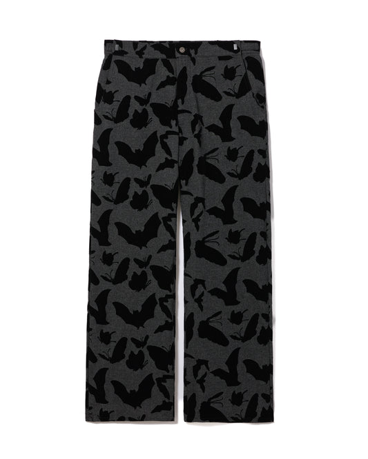 ADJUSTER FLOCKY PANTS (GRAY x BLACK)
