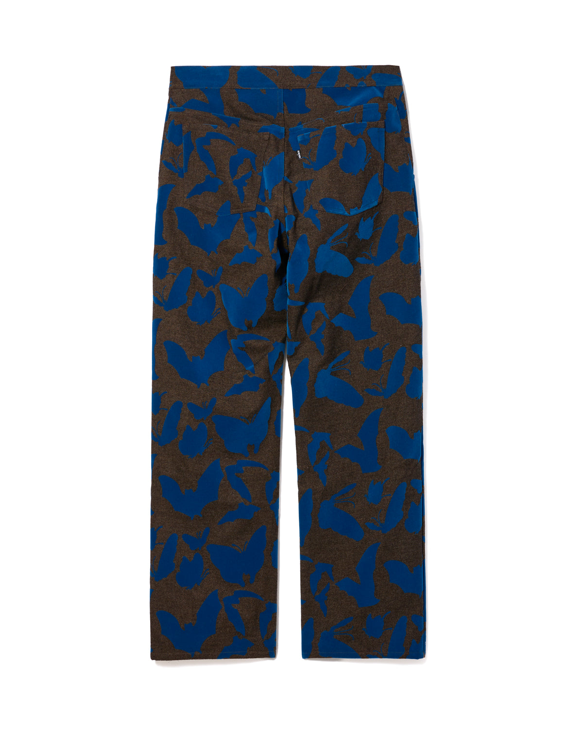 ADJUSTER FLOCKY PANTS (BROWN x BLUE)