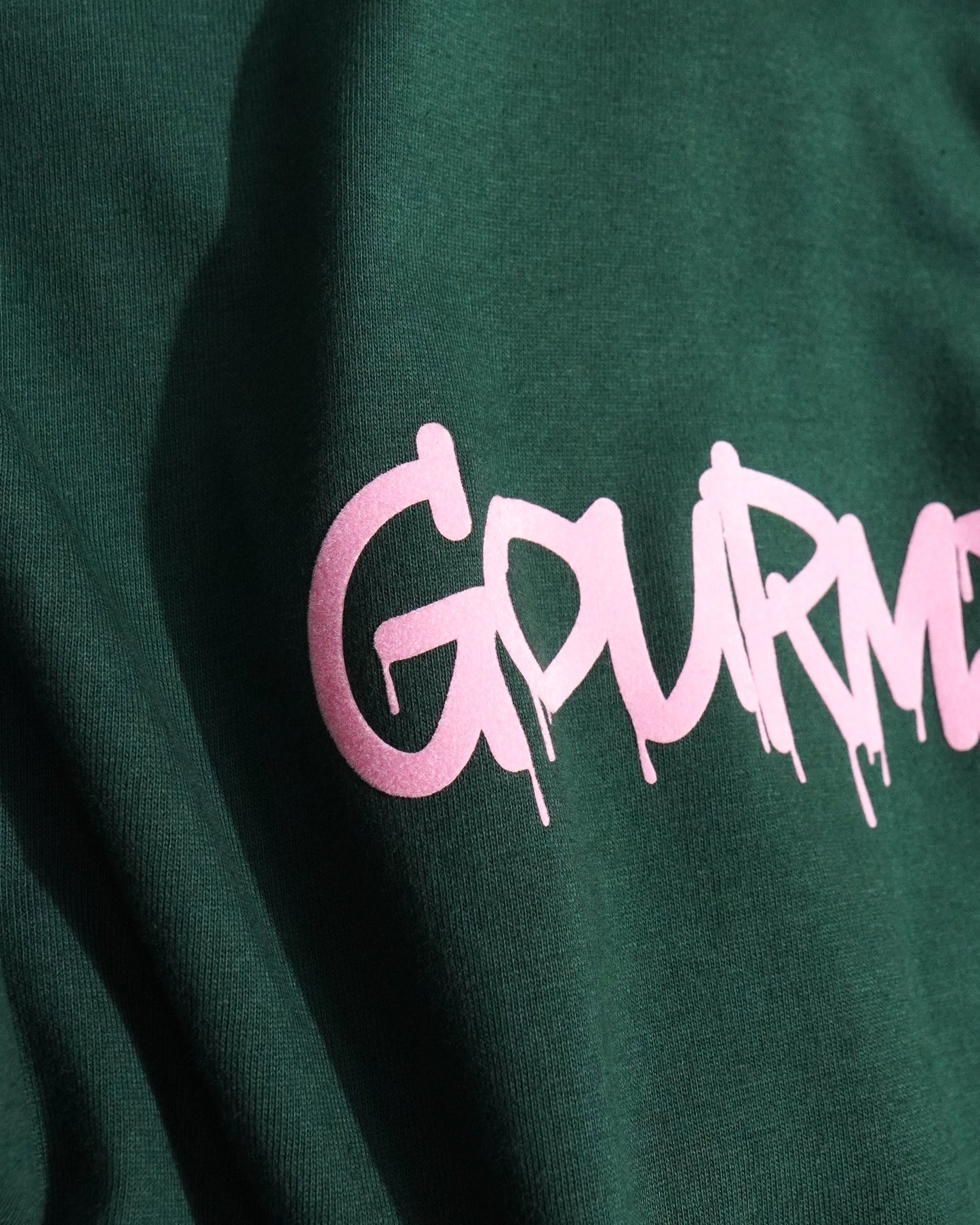 FLOCKY PRINT BIG T-SHIRT (gourmet/GREEN)