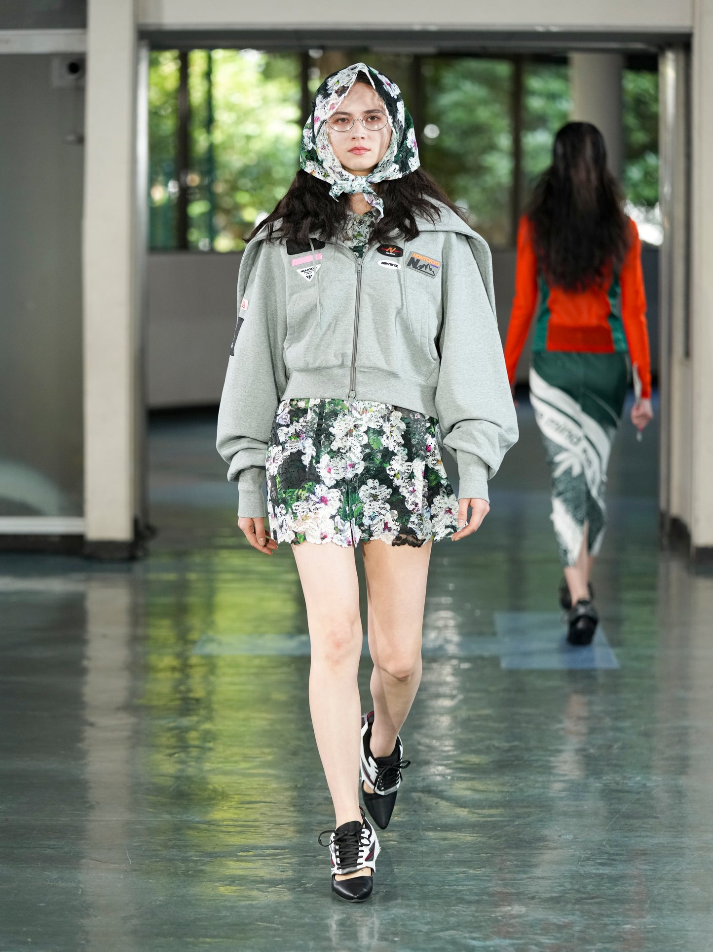 SAILOR ZIP-UP PARKER (GRAY)