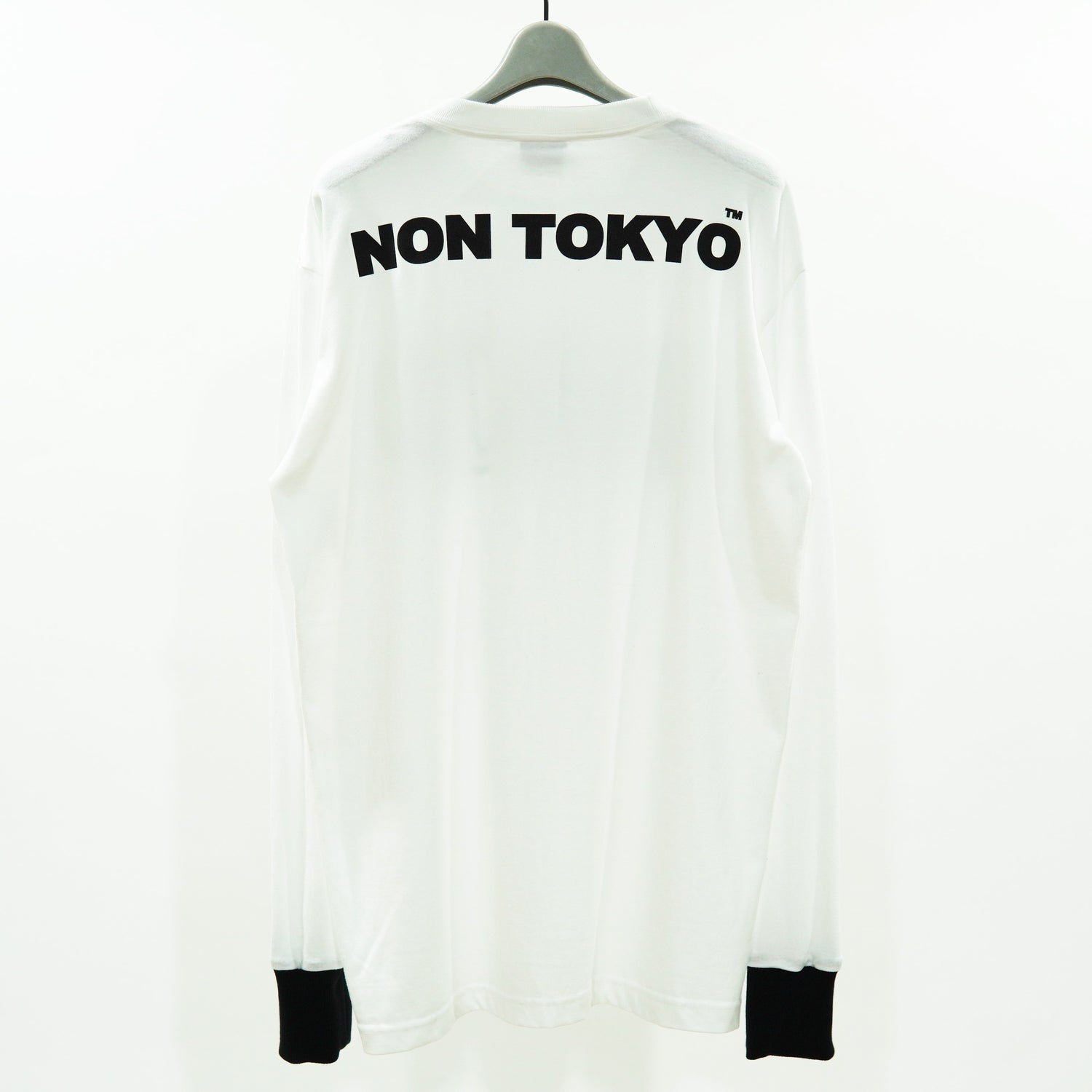 NON TOKYO / GRAPHIC LONG PRINT T-SHIRT (DAD / WHITE)