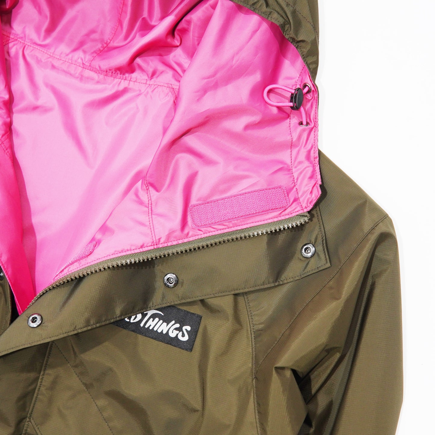 NON TOKYO / REVERSIBLE DENALI JACKET [NON TOKYO×Wild Things] (KHAKI×PINK)