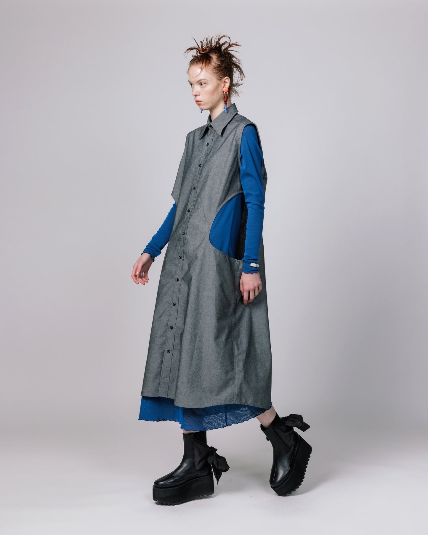 NON TOKYO / RIBBON BOOTS (BLACK) / <NON TOKYO> Ribbon boots (black)