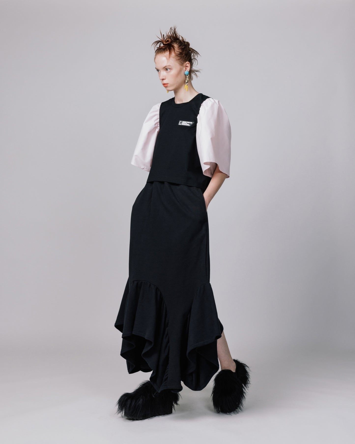 NON TOKYO / FUR SLIP ON (BLACK) / NON TOKYO fur slip-on (black)